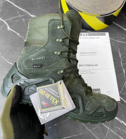 Армейская демисезонные ботинки, Берцы армейские универсальные, Военные ботинки lowa цвет хаки sd324