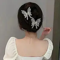 Заколочка краб зажим бабочка Заколка для волос в стиле ретро аксессуар зажим-бабочка, Русалка Jifa, уникальна