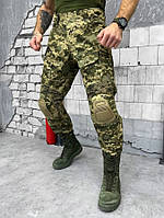 Военные штаны пиксель с наколенниками, брюки уставные армейские 8 карманов, штаны тактические bv276