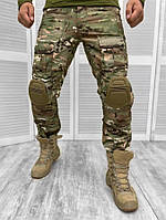 Военные тактические штаны с наколенниками, брюки военные мультикам зсу, штаны тактические камуфляж vb540
