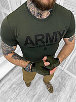 Армейская футболка олива, футболка тактическая всу, футболка хаки тактическая, футболка всу sd324