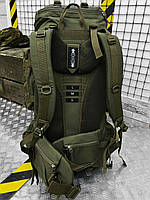 Армійський тактичний рюкзак баул, тактичний рюкзак-баул колір хакі, Баул рюкзак армійський міцний sd324