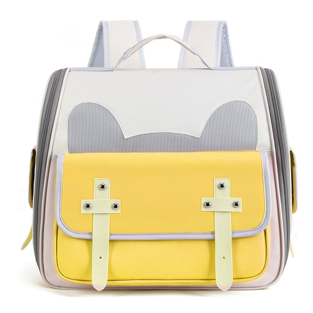 Рюкзак-переноска для кішок і собак 38х37х23 CosmoPet CP-66 Yellow