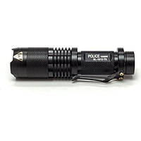 Фонарик тактический аккумуляторный ручной Police BL-1812-T6, Тактичный фонарь, Карманный фонарь с AG-582 usb