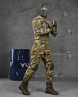 Военная форма с наколенниками мультикам, штурмовой костюм мультикам, армейская форма весна dl664