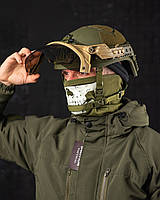 Захисні окуляри тактичні койот, окуляри маска військові, тактичні окуляри фліп, військові окуляри регулюються 90° gf509
