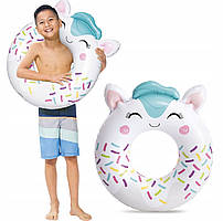 Надувне коло для плавання Лама Intex 59266 84х76 см від 8 років