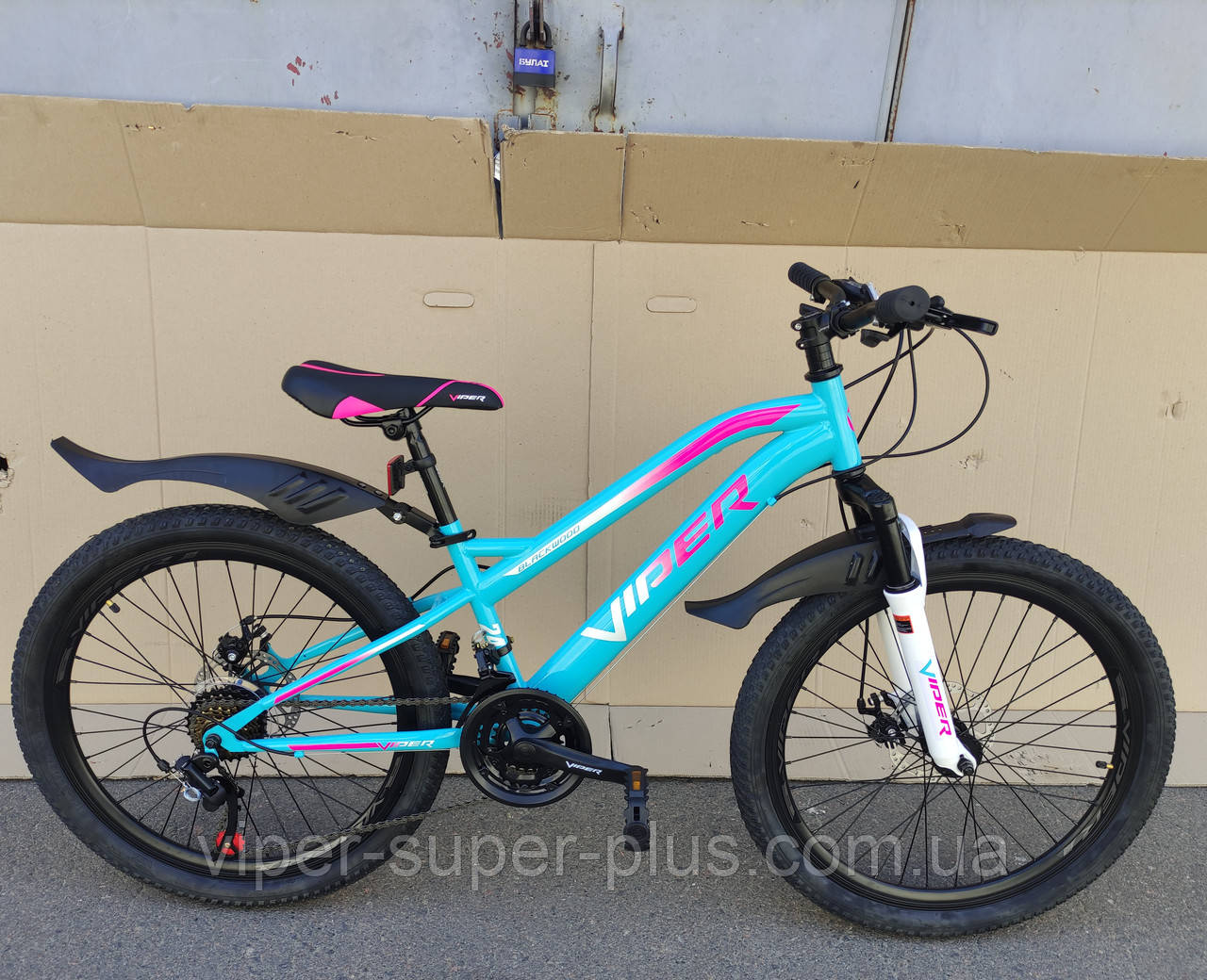 Велосипед VIPER Blackwood 26 дюймов Рама 13 Бирюзовый с Белым, Без ...