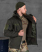 Весняна куртка для військових хакі, тактична весняна куртка софтшел олива для зсу qp809