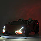 Дитячий електромобіль з потужним мотором та шкіряним сидінням Lamborghini Bambi M 5072EBLR-6 Жовтий, фото 8