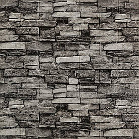 Самоклейна панель під камінь сірий пісковик 700x770x3 мм (59-3) SW-00001481