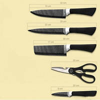 Набор ножей для кухни Genuine King-B0011 / Китайские кухонные ножи / Кухонный DP-901 набор ножей