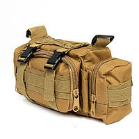 Сумка - подсумок тактическая поясная Tactical военная, сумка нагрудная с ремнем на плечо 5 LO-492 литров