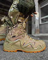 Тактичні черевики мультикам, чоловічі берці полегшені, армійські черевики зсу, тактичні літні берци