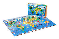 Фигурный деревянный пазл "Детский Мир" А3 Puz-04024 Puz-04024 PuzzleOK
