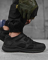 Кроссовки для полиции и зсу кожаные, тактические кроссовки черного цвета, армейские кроссовки весна ky577