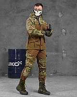 Штурмовой костюм мультикам-койот, костюм горка весна-осень рип-стоп, тактическая армейская форма зсу ik806