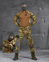 Армейская форма зсу с наколенниками, боевой костюм мультикам усиленный, весенняя форма мультикам lu789