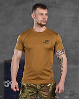Футболка койот влагоотводящая ЗСУ, военная футболка coolmax койот, тактическая футболка зсу койот ac307