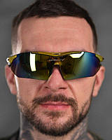 Окуляри балістичні для стрільби з лінзами 5 шт., окуляри сонцезахисні тактичні балістичні ix440