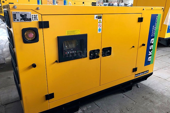 Дизельный генератор Aksa APD 44 A закрытого типа (35.2 кВт