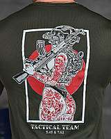 Армейская футболка олива зсу, футболка тактическая coolmax, мужская футболка влагоотводящая хаки it961