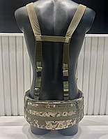 Ременно-плечевая система РПС с карманом под балестический пакет, аазгрузочный пояс военный рпс cg963