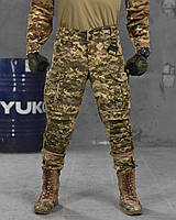 Штаны тактические с наколенниками весна, брюки тактические пиксель усиленные, штаны армейские зсу cg963