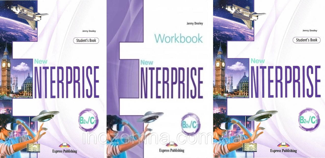 New Enterprise B2+/C1 Student's Book + Workbook + Grammar Book (Підручник + зошит + граматика )