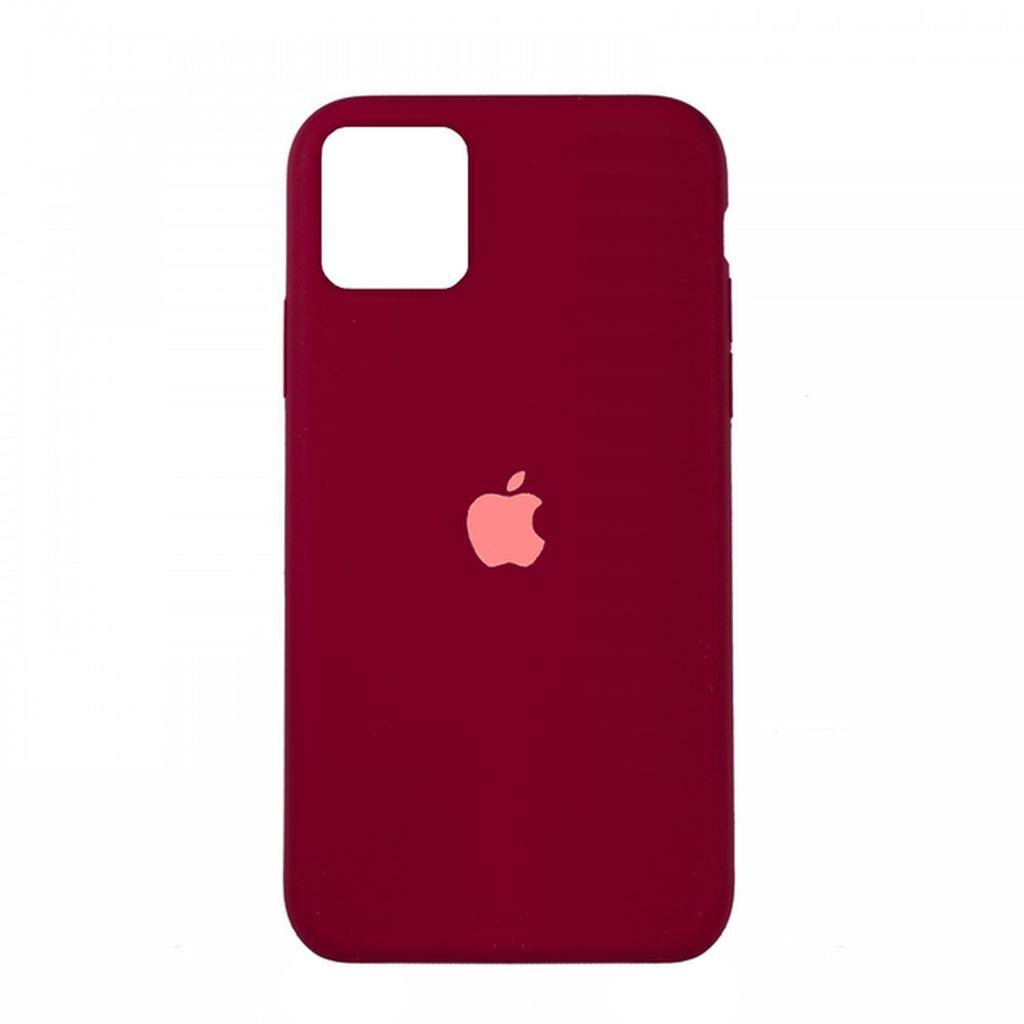 Чохол силіконовий для Айфон 13 Pro Max / Silicone Full Case для iPhone 13 Pro Max (Бордовий/ Rose red), фото 1