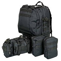Рюкзак тактический 50 литров (+3 подсумки) Качественный штурмовой для похода и путешествий ZJ-168 рюкзак баул