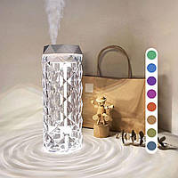 💜Зволожувач повітря ультразвуковий настільний з підсвічуванням, аромадифузор для дому 400 мл