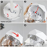 💜Зволожувач повітря ультразвуковий настільний з підсвічуванням, аромадифузор для дому 400 мл, фото 5