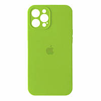 Чехол Silicone Case Full Camera for IPhone 14 Pro Max / бампер на айфон 14 про макс / party green.
