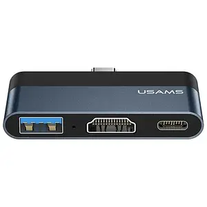 USB-хаб USAMS US-SJ492 Black (SJ492HUB01)