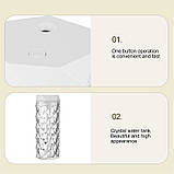 💜Зволожувач повітря ультразвуковий настільний з підсвічуванням, аромадифузор для дому 400 мл, фото 8