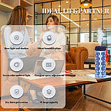 💜Зволожувач повітря ультразвуковий настільний з підсвічуванням, аромадифузор для дому 400 мл, фото 9