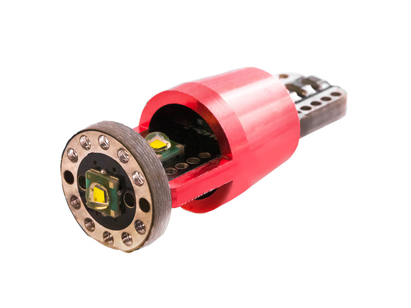 Авто-лампочка T10-3smd-GREE обманка біла 12V світлодіодна LEDUA