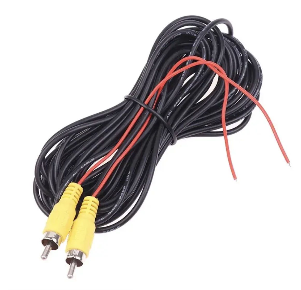 Кабель 10 метрів RCA-RCA AV для камери заднього виду