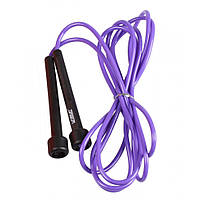 Скакалка PVC JUMP ROPE LiveUp LS3115-P в тубусе, фиолетовый 270 см, World-of-Toys