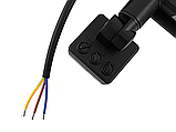 Прожектор світлодіодний 20W 6500K IP65 1600LM 175-265V з датчиком чорний. LEMANSO, фото 4