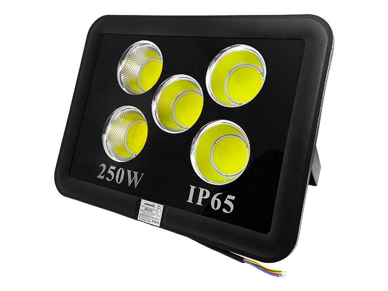 Прожектор світлодіодний 250W 6500K 5COB IP65 14100LM чорний. LEMANSO