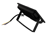 Прожектор світлодіодний 50W 6500K IP65 3000LM 175-265V з вбудованим датчиком чорний. LEMANSO, фото 3