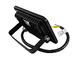 Прожектор світлодіодний LED 20W 6500K IP65 1440LM з мікрохв. датчиком чорний. LEMANSO, фото 3