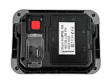 Прожектор світлодіодний 10W COB 400Lm 6500K IP54 сіро-чорний з мікро USB + кнопка LEMANSO, фото 4