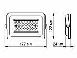 Прожектор світлодіодний 30W 5000K 220V IP65 VL-F2e-305W VIDEX, фото 5