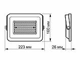 Прожектор світлодіодний 50W 5000K 220V IP65 VL-F2e-505W VIDEX, фото 5