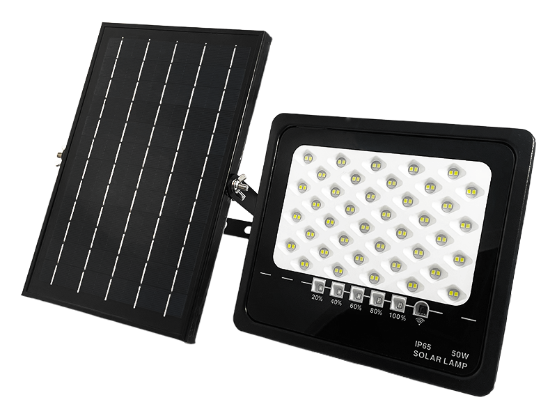 Прожектор+сонячна батарея 50W з пультом (2шт коробки). AVT-1 SUN