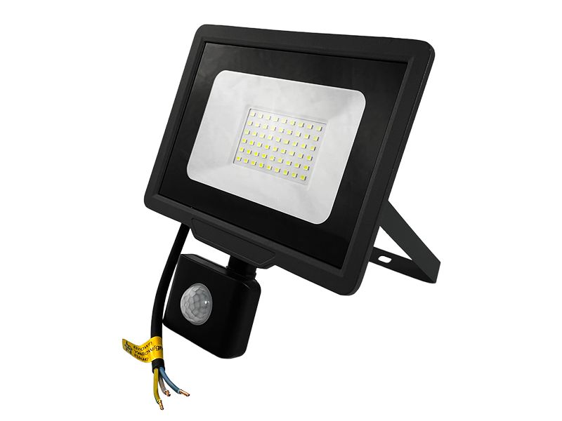 Прожектор світлодіодний з датчиком руху 50W Sensor білий холодний. AVT2-IC