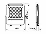 Прожектор світлодіодний F2 30W 5000K День-ніч (VL-F2-305G-N) PREMIUM VIDEX, фото 4